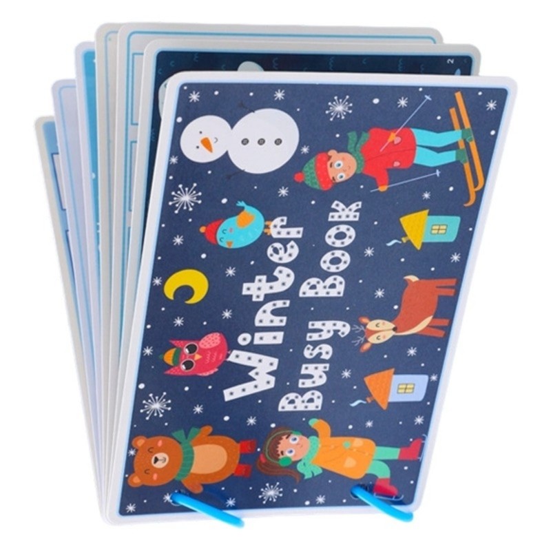 Lightweight Reusable Sticker Learning Book For Toddlers Motor Skills Practice