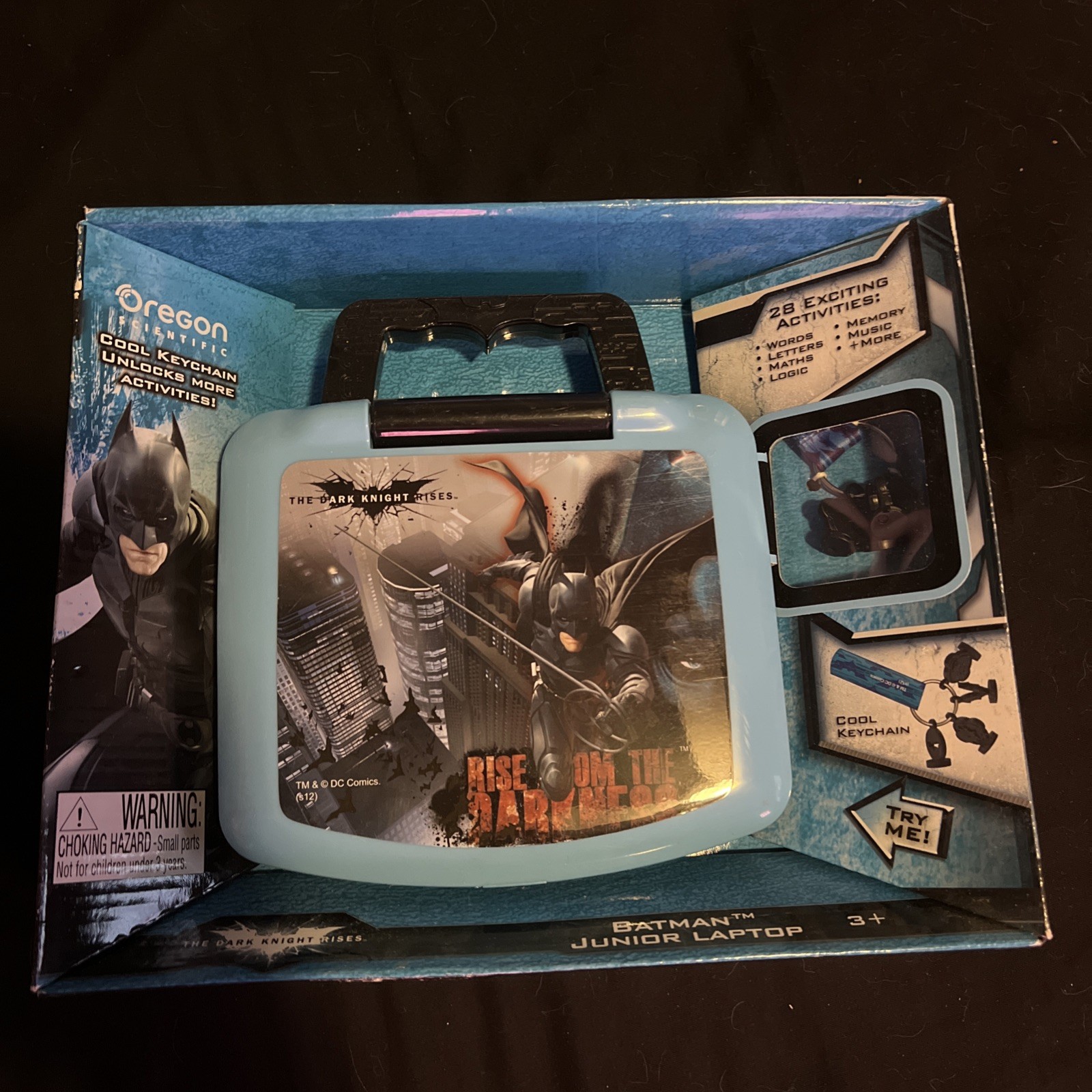 Batman The Dark Knight Rises learning letters laptop New Oregon Scientific