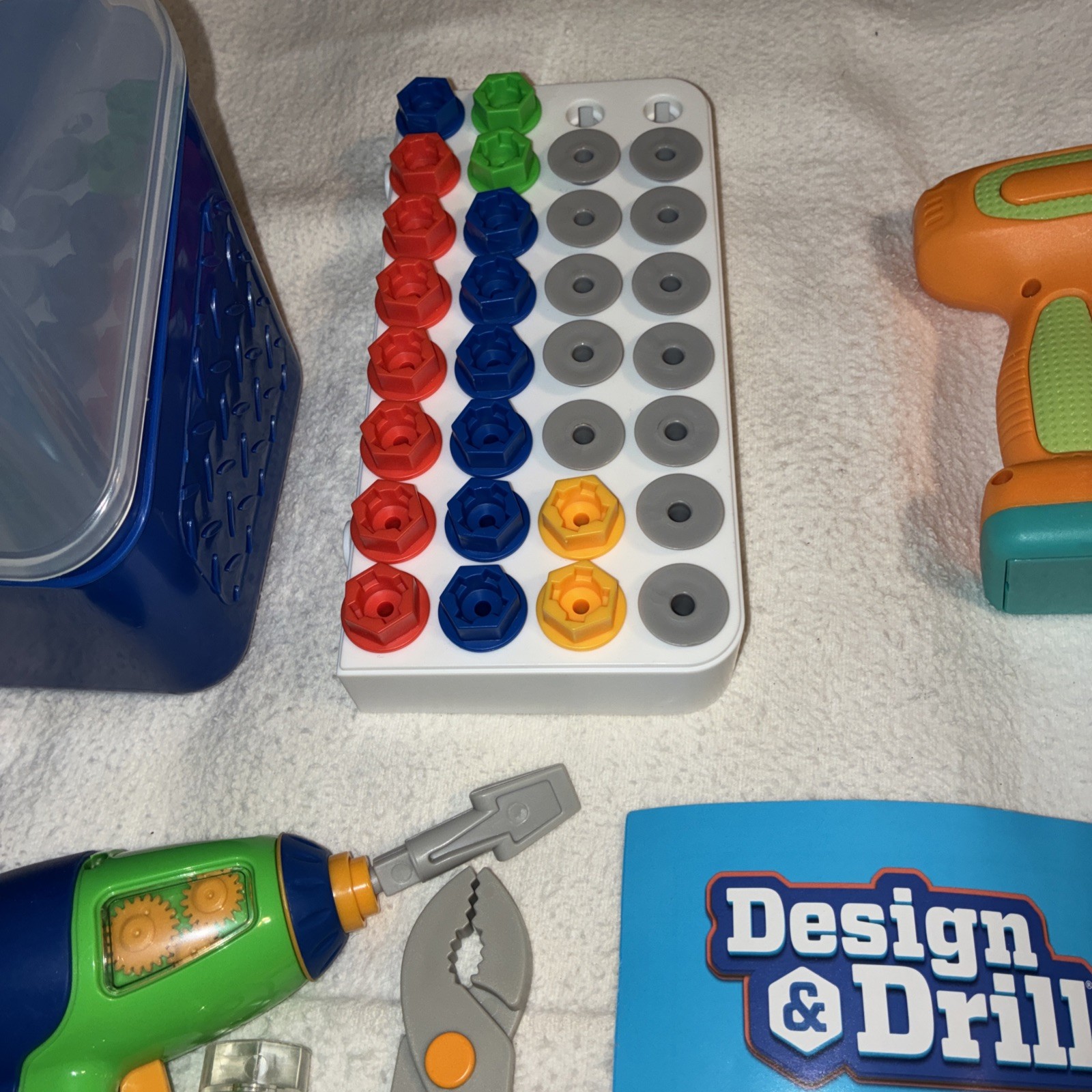 Educational Insights Design & Drill Toolbox (4165) Replacement Parts w/Toolbox