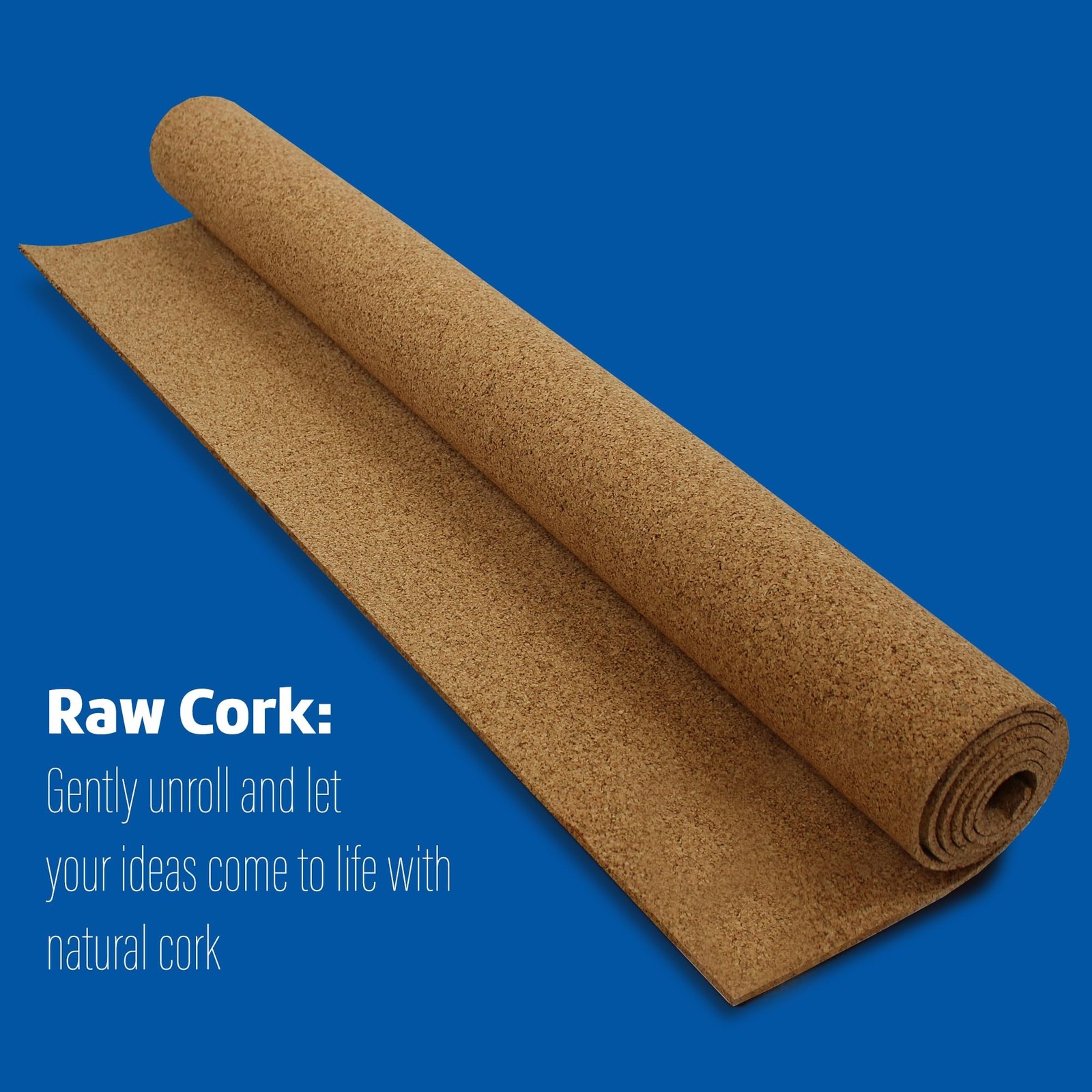 Flipside Cork Roll, 84 x 48, 6 mm, Brown Surface 6mm thick 4′ x 6′