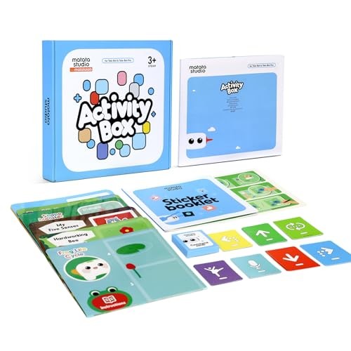 Activity Box, Add-on for Talebot Coding Robot with 6 Double-Sided Interactive