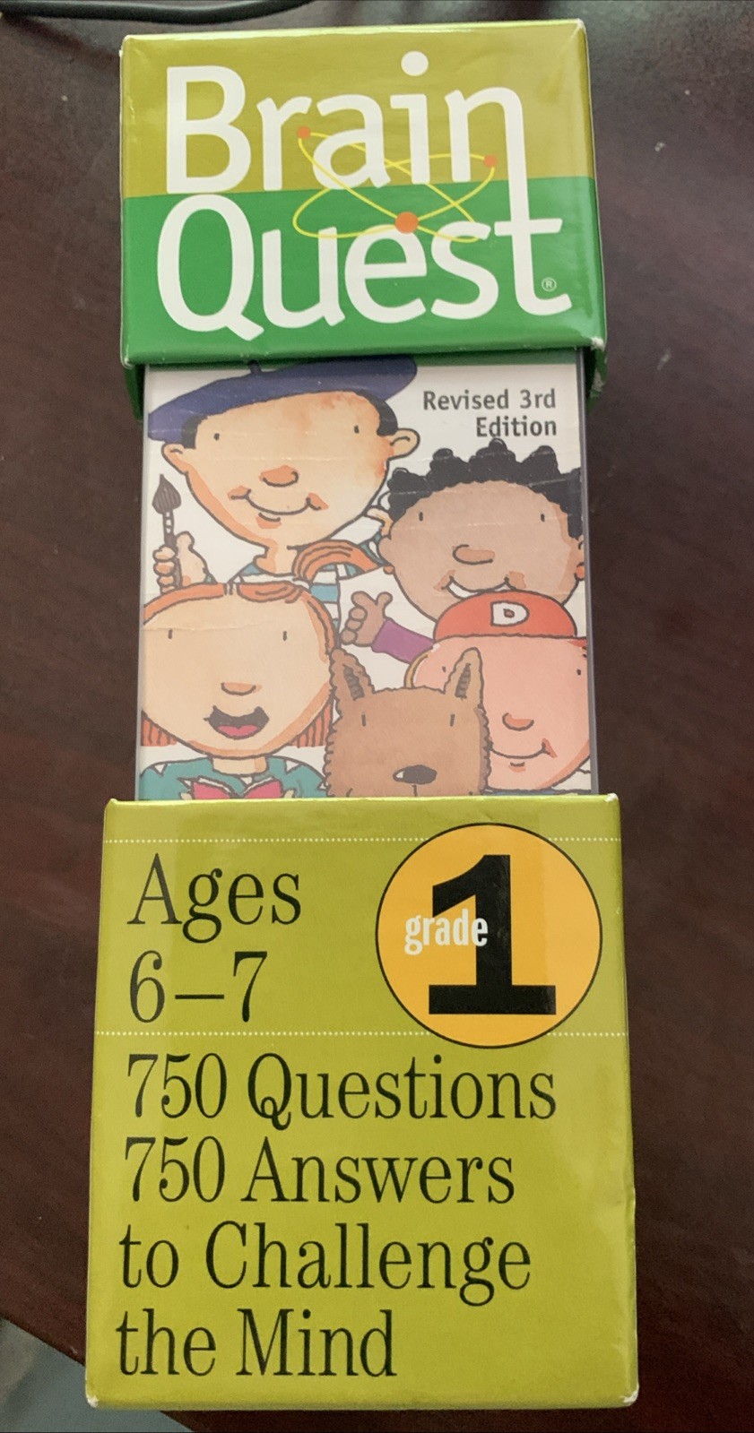 Brain Quest 750 Q & A Cards 1st Grade Ages 6-7 Educational Learning
