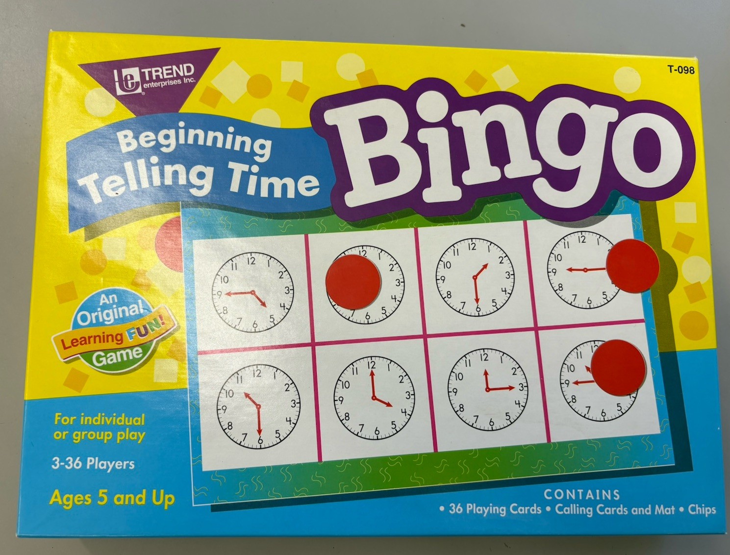 4 Sets Of Learning Bingo Games – Money, Time, Sight Words, And Vowel Sounds 2nd