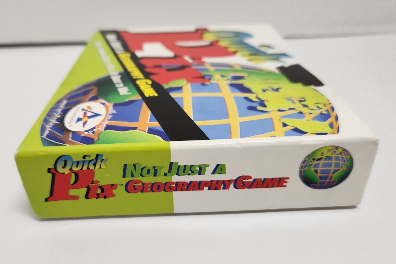 2003 Quick Pix Geography Card Game Homeschool Travel Learning Aristoplay Unused