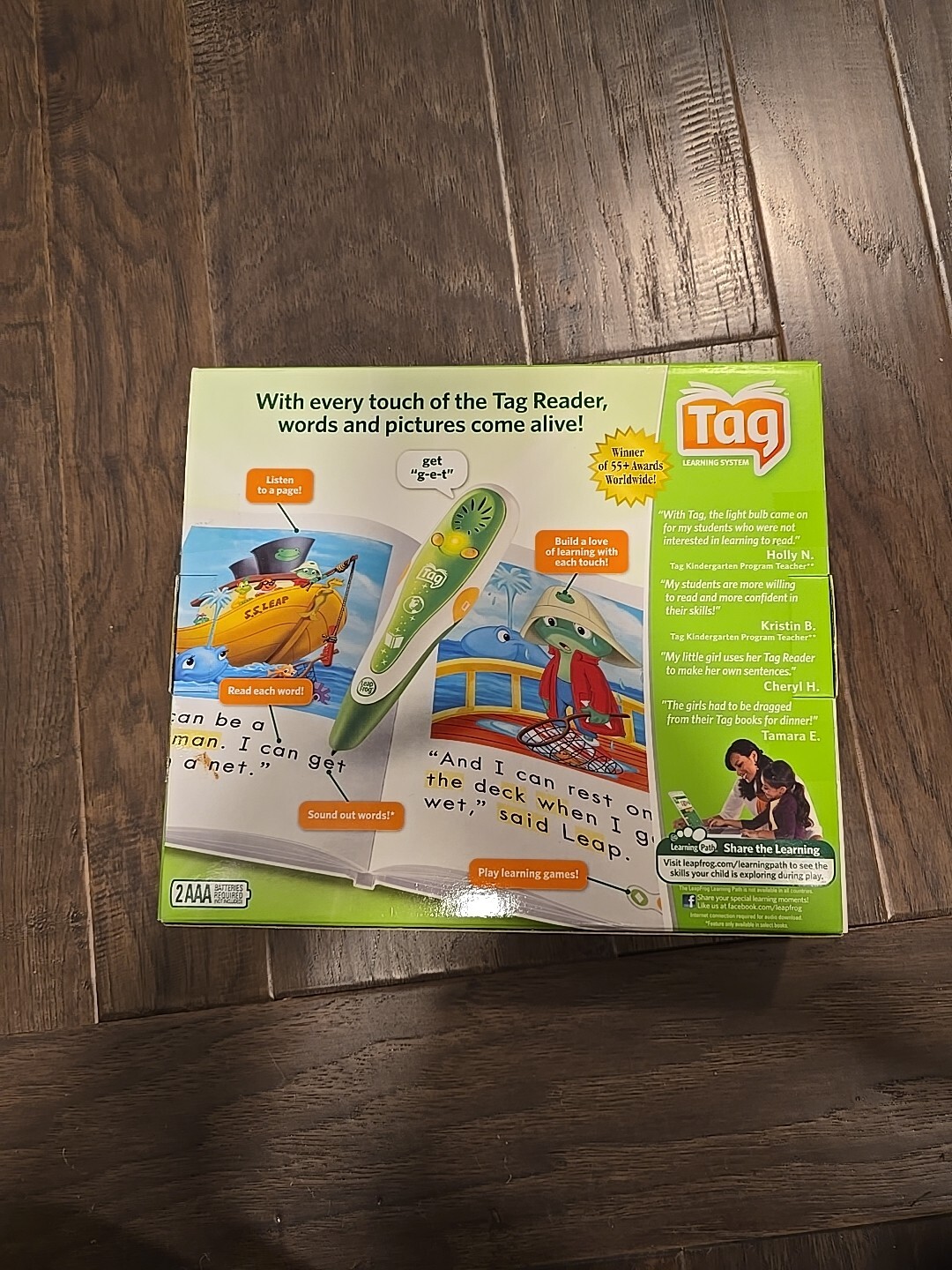 (Green) – LeapFrog TAG Reading System Brand New
