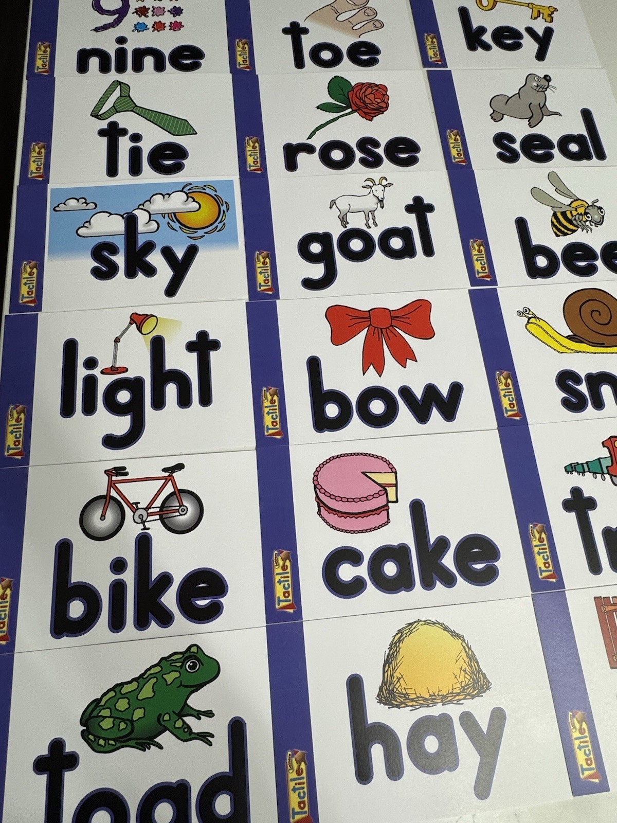 Touch And Spell Long Vowel Word Cards