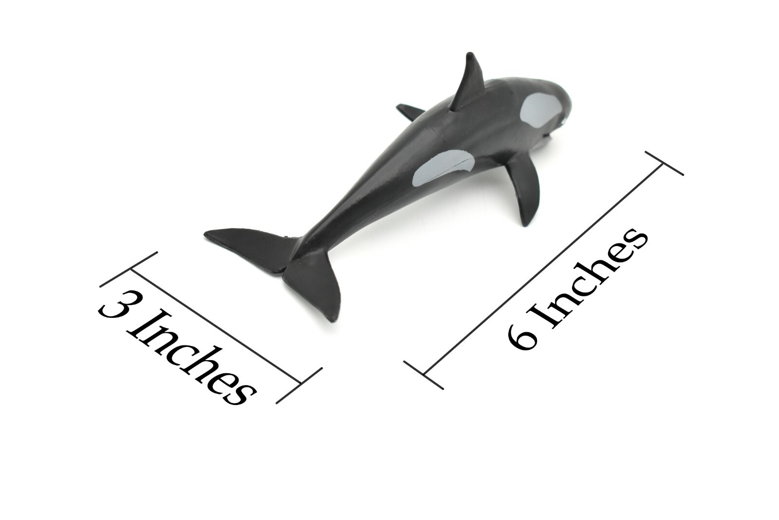 Orca, Killer Whale, Realistic Model Rubber Replica Animal, Kids Gift OK03 6″