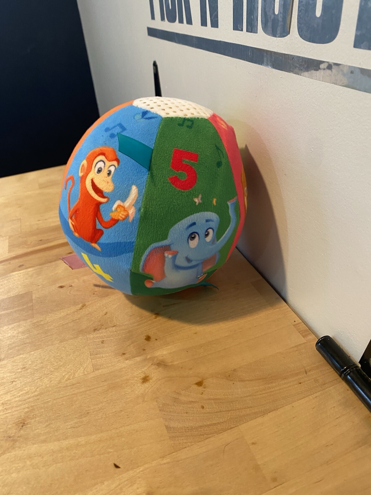 Move2Play Multicolored Ball Infant Toy Monkey Works
