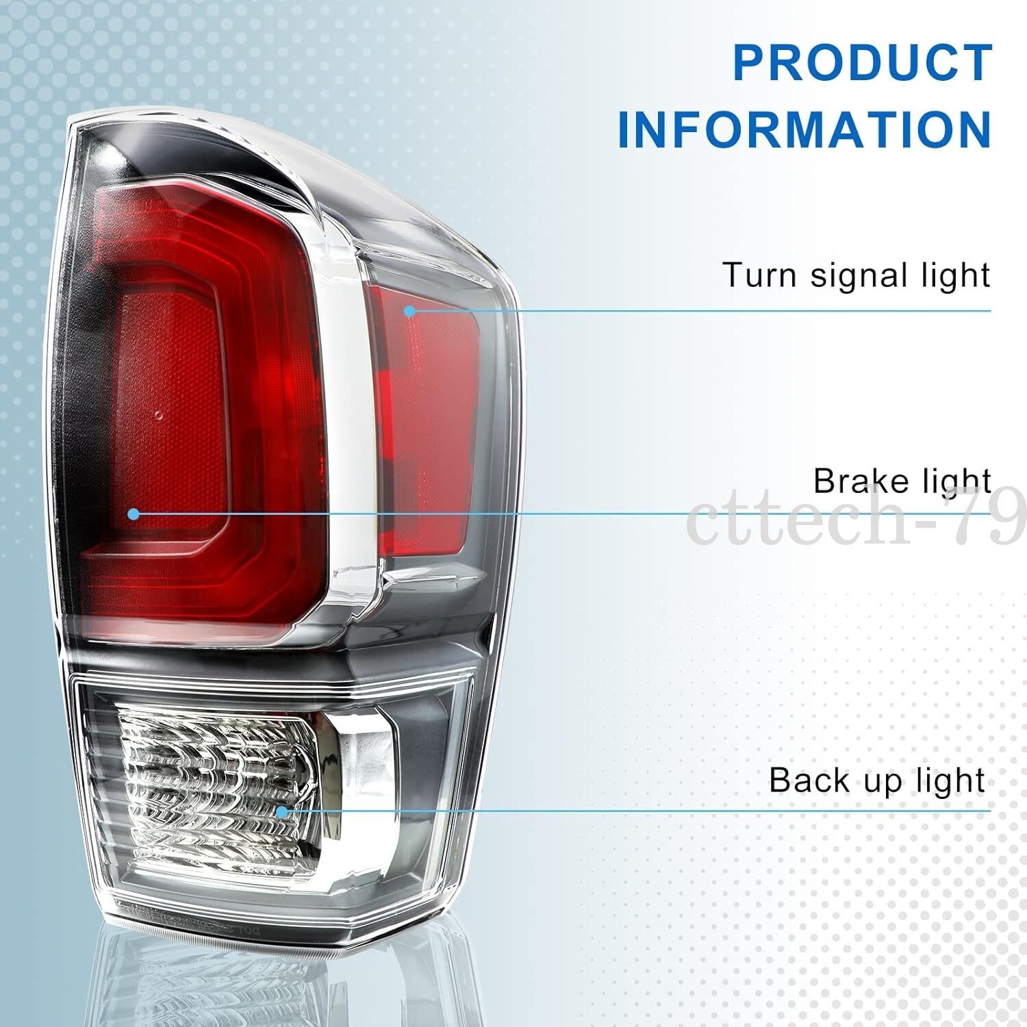 2020-2021 Toyota Tacoma Tail Light Assembly Right Passenger Side 81550-04210