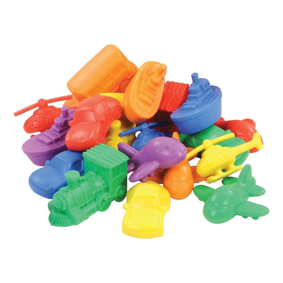 Kaplan Early Learning Transportation Counters – 2 Sets with Containers