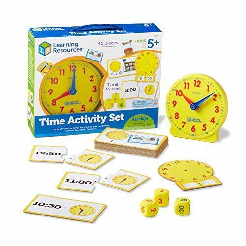 Learning Resources Kids’ Time Activity Set 41 Pieces, Ages 5+ Great Learning Set