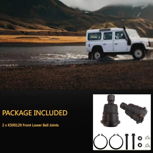 2pc Lower Ball Joint Kit K500129 for Nissan Rogue 2008-2013 & 2014-2018 (w/ 3 Ro