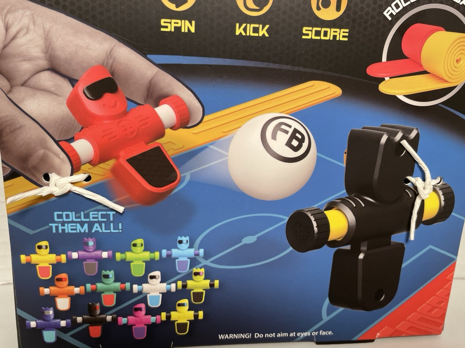 Foosbots – Set of 2 Foosbots with silicone goal lines and a ball – Table Game