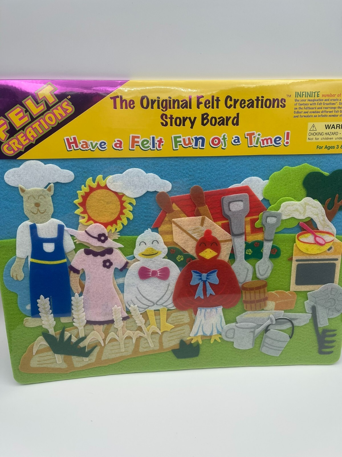 2007 New Sealed, Felt Creations, Farm And Animals RARE HTF Little Red Hen