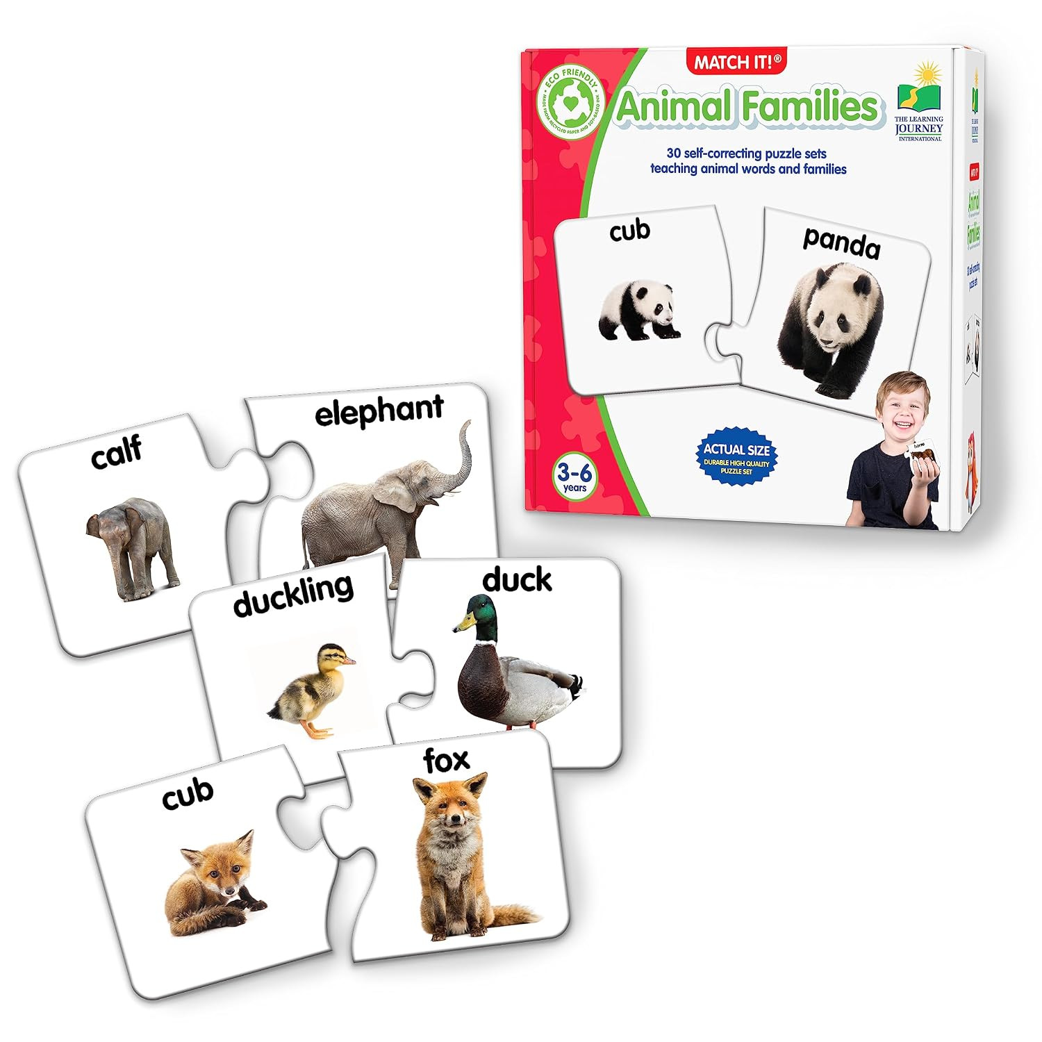 : Match It! – Animal Families – Learning Animals, Animal Matching Game, Animal P