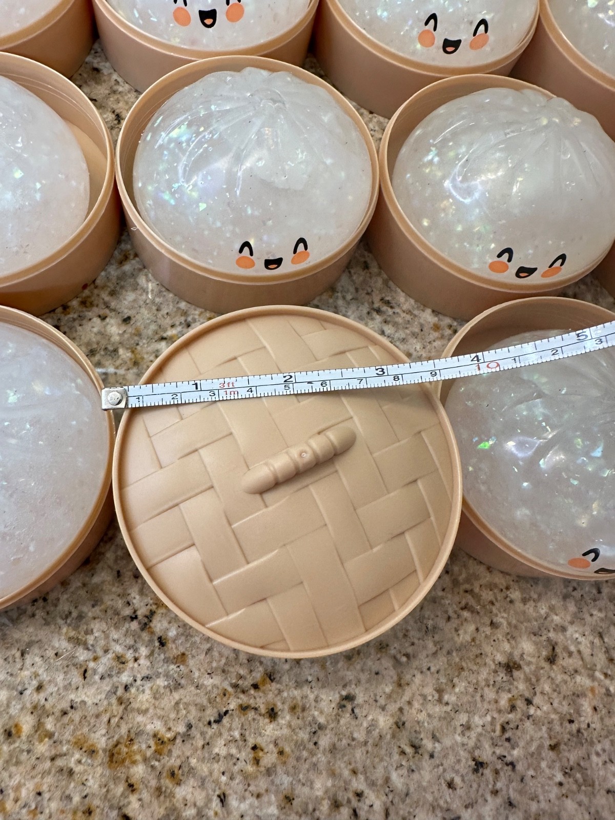 Rare Holographic Glitter Squishy Dumpling