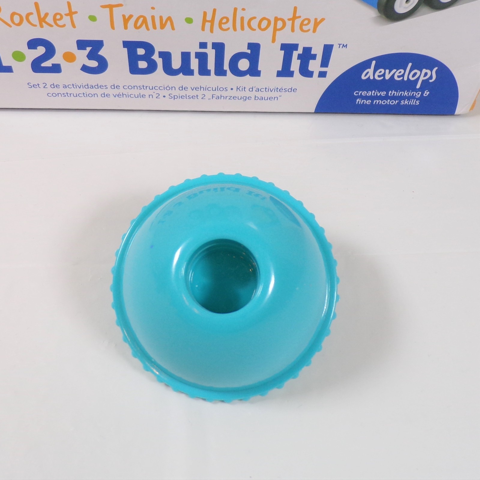 Learning Resources 123 Build It REPLACEMENT PARTS Helicopter Train Incomplete