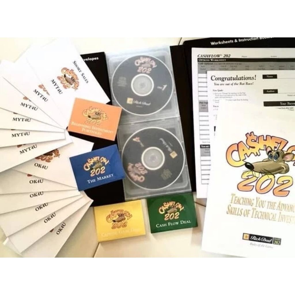 Rich Dad Board Game Cashflow 101 & 202 by Robert Kiyosaki Finance Investment