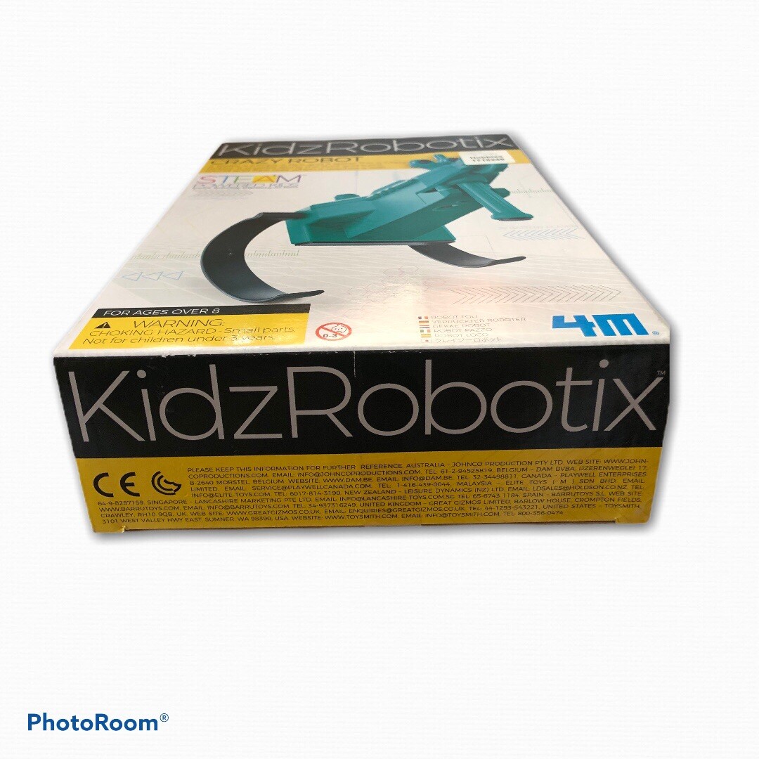 4M Kidz Robotix Crazy Robot Kit – Learning & Education Steam Powered Kids New