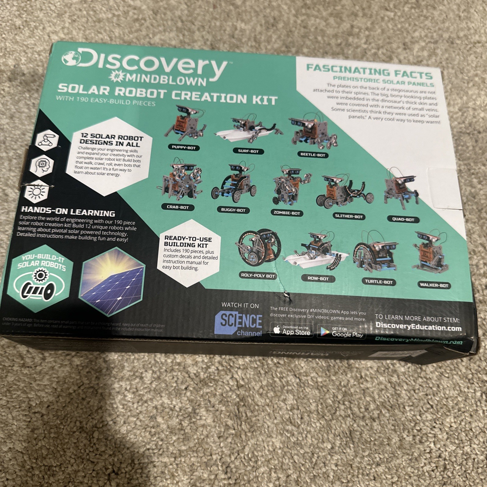 Discovery Mindblown Solar Robot Creation Kit – new in box