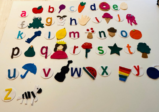 Alphabet Felt Letters & Words – Felt Story – Childrens Felt/Flannel Board Story