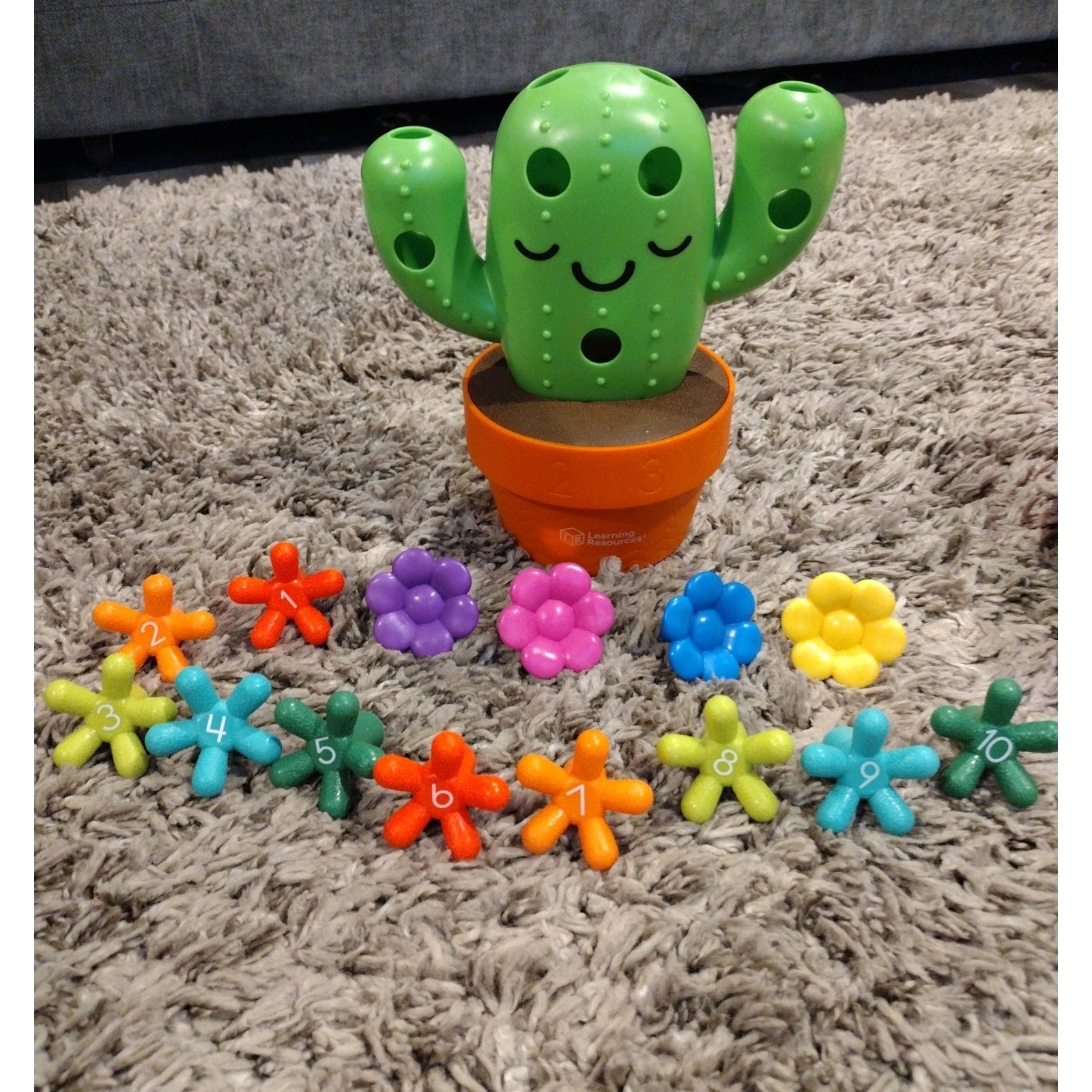 Learning Resources Carlos the Pop & Count Cactus with Self Storage