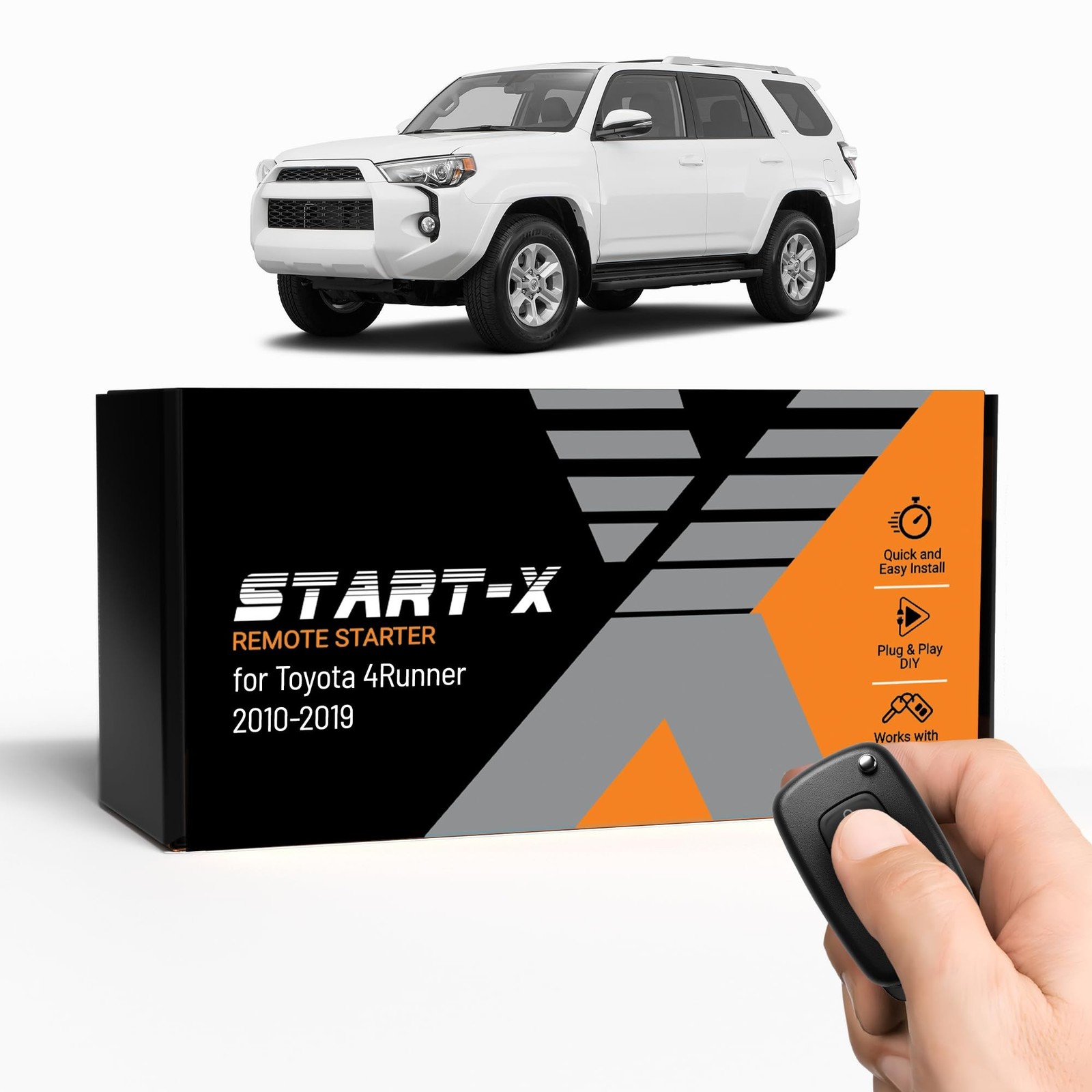 Start-X Remote Starter Kit for Toyota 4Runner (2010, 2011, 2012, 2013, 2014, …