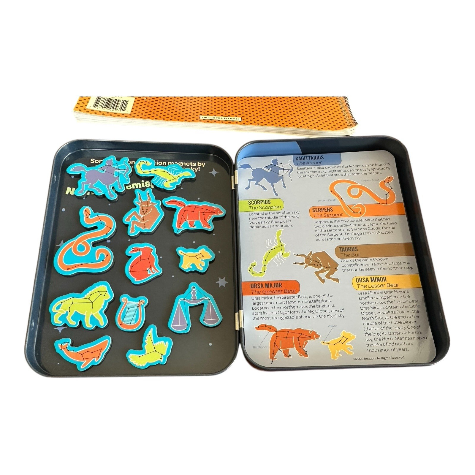 Bendon Constellation Learning Activity w/ Glow In Dark Magnets – Zodiac Stars