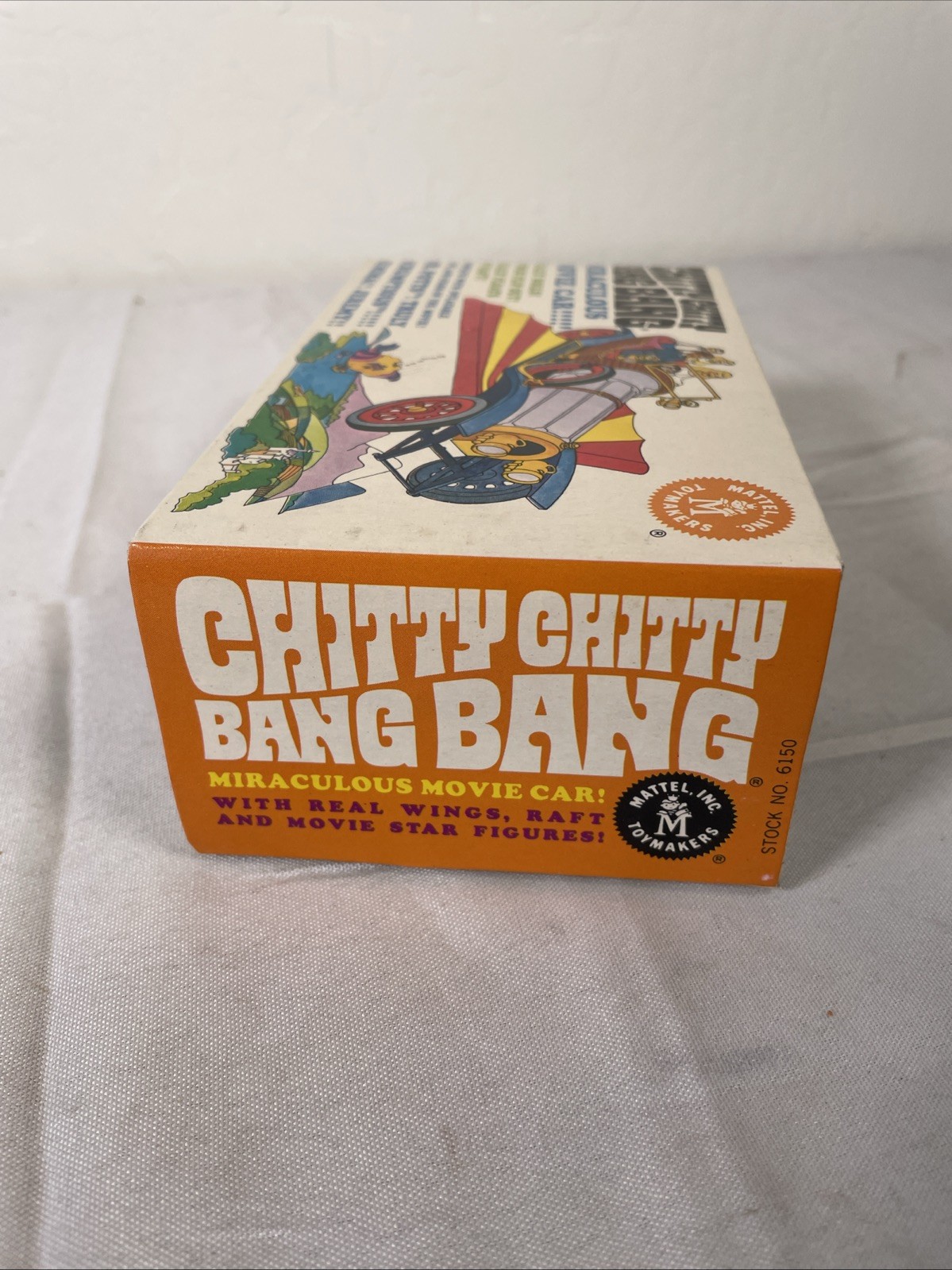 Vintage 1968 Mattel Chitty Chitty Bang Bang Car SEALED COMPLETE NOS NIB