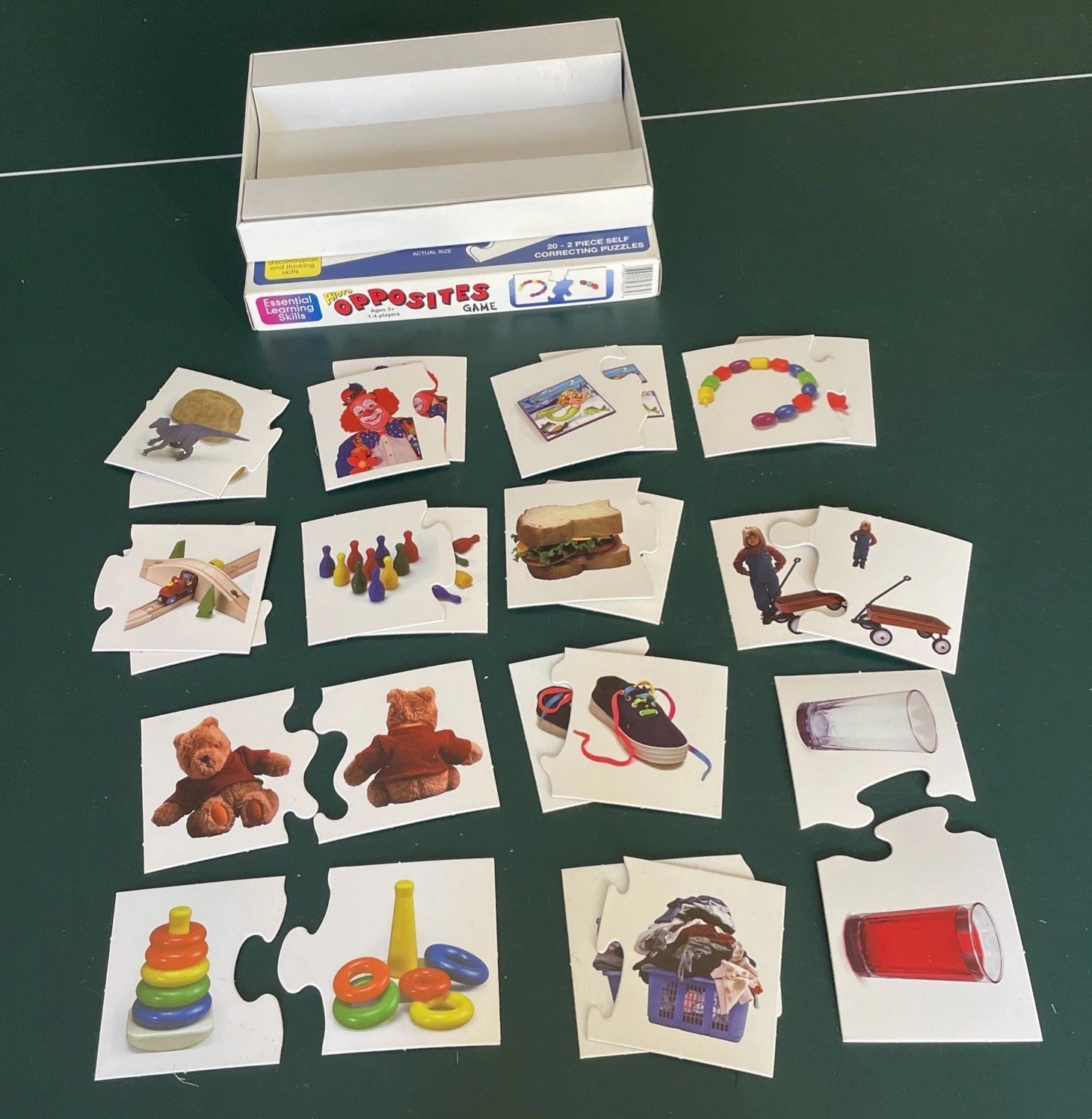 Blend and Digraph Dominoes & Photo Opposites Game Essential Learning Skills