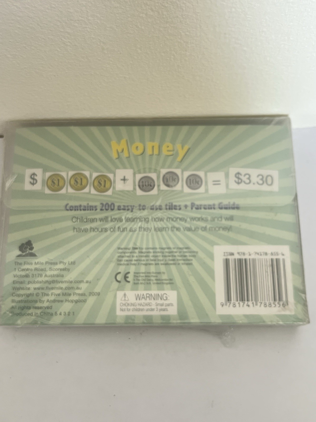 MAGNETIC Kit Wordplay TEACH Money Learning by Five Mile Press KIDS EDUCATIONAL