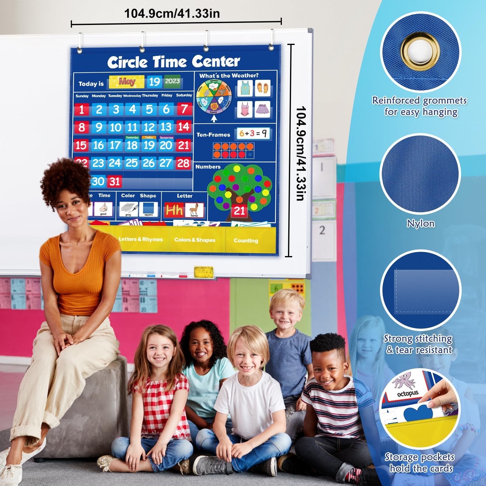 Circle Time Learning Center, Kindergarten Preschool Classroom Must Haves, Kid…