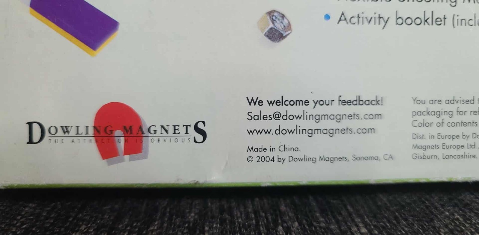 ABDL -Vintage Dowling Magnets Very First Magnet Kit Great For Homeschool Science