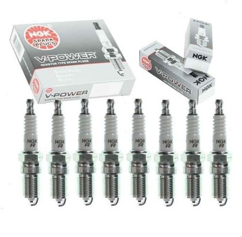 8 pc NGK V Power Spark Plugs compatible with Chevrolet Silverado 5.7L V8 1995