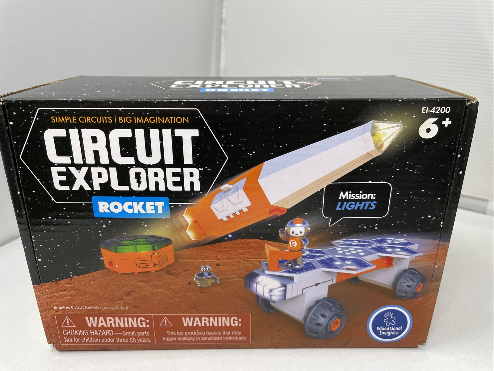 Circuit Explorer Rocket Ship Space Toy, Building Set, STEM Toys, Christmas NOB