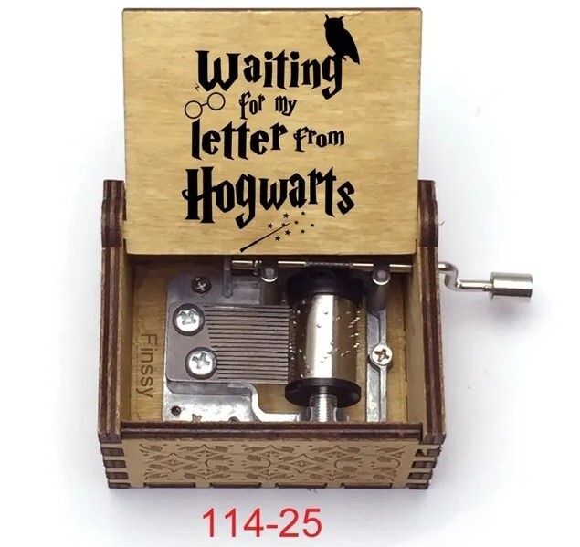Harry Potter Vintage Music Box With Crank Tune From The Legendary Film