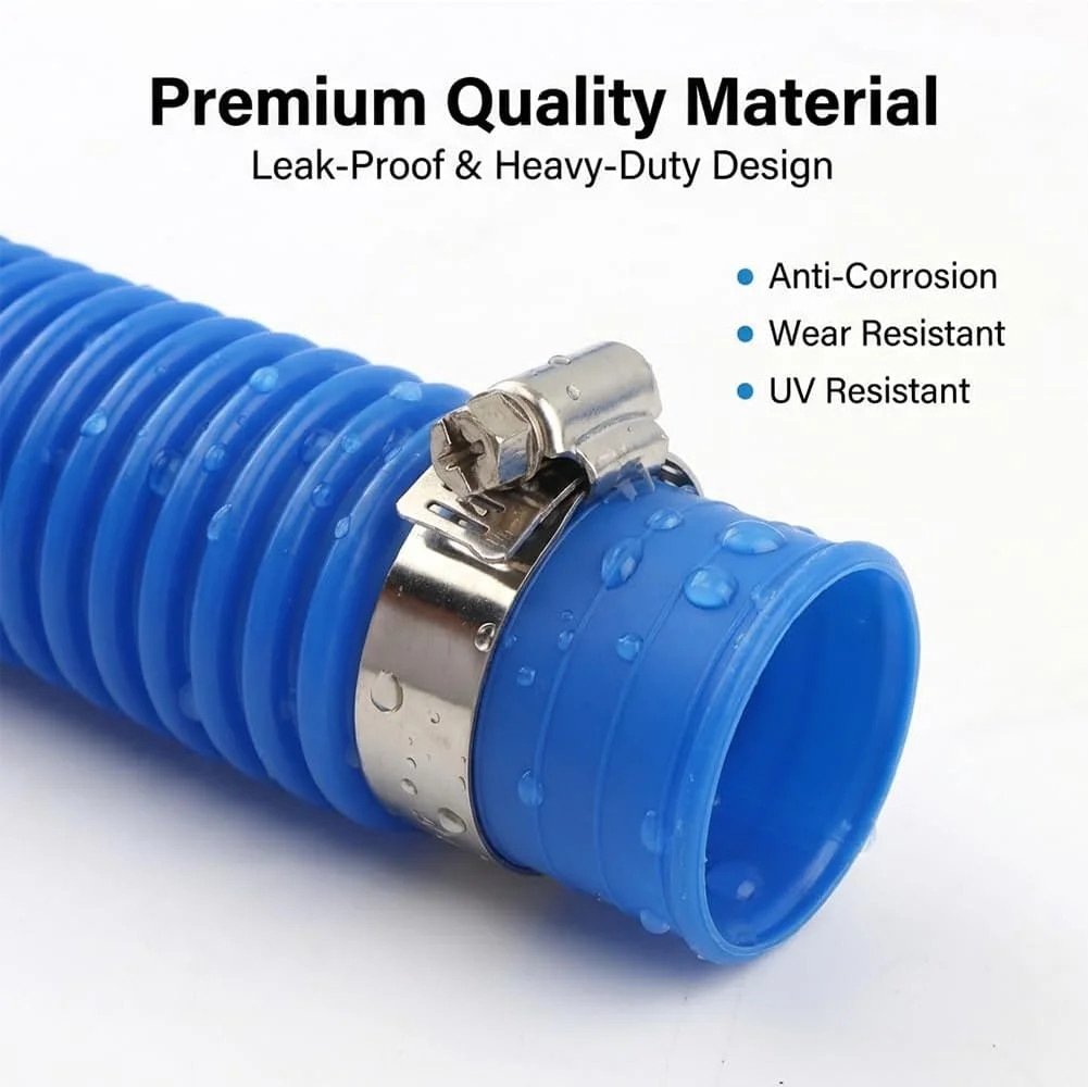 Pool Hoses for Above Ground Pools, 4 Pack 1.25 x 59 Inch Pool Filter Pump Hoses,