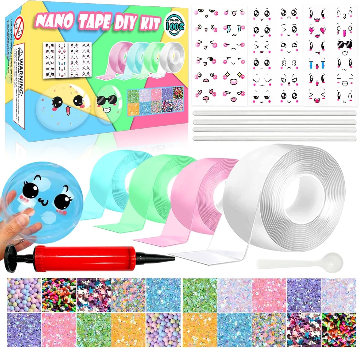 Nano Tape Bubble Kit, Double Sided Adhesive Bubbles, 4Pcs Nano…