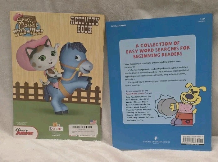 Sheriff Callie’s Wild West Activity Book w/Stickers & Easy First Words HB30