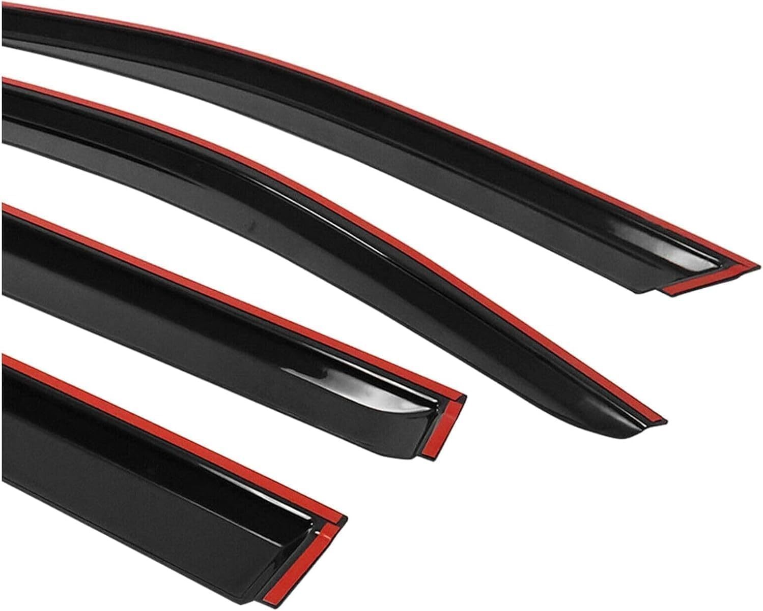 Tape-On Side Rain Guards Suitable for 2021-2024 Volkswagen Taos, Vent Window