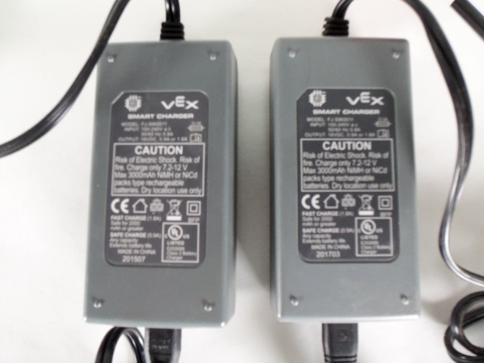 VEX Robotics Smart Charger Model FJ-SW2011 Lot of 2