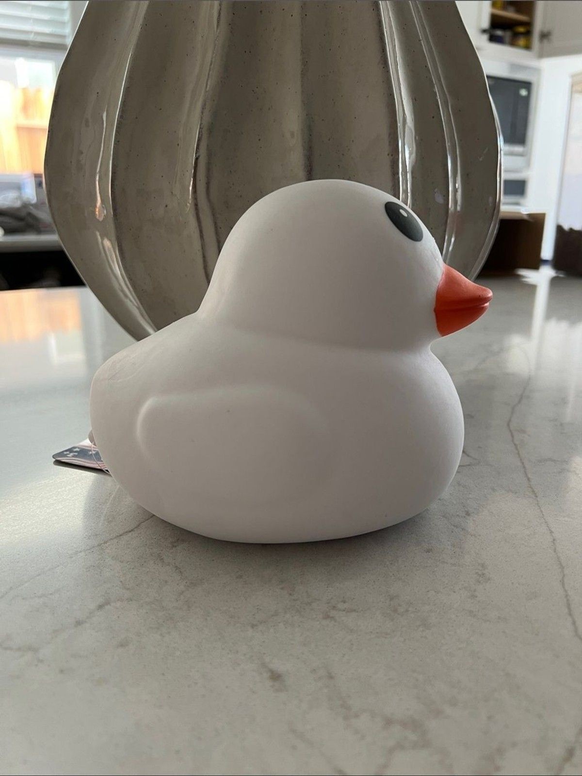 White Jumbo Squeezy Duck Sunny Days Squishy TikTok Viral Toy SHIPS TODAY!