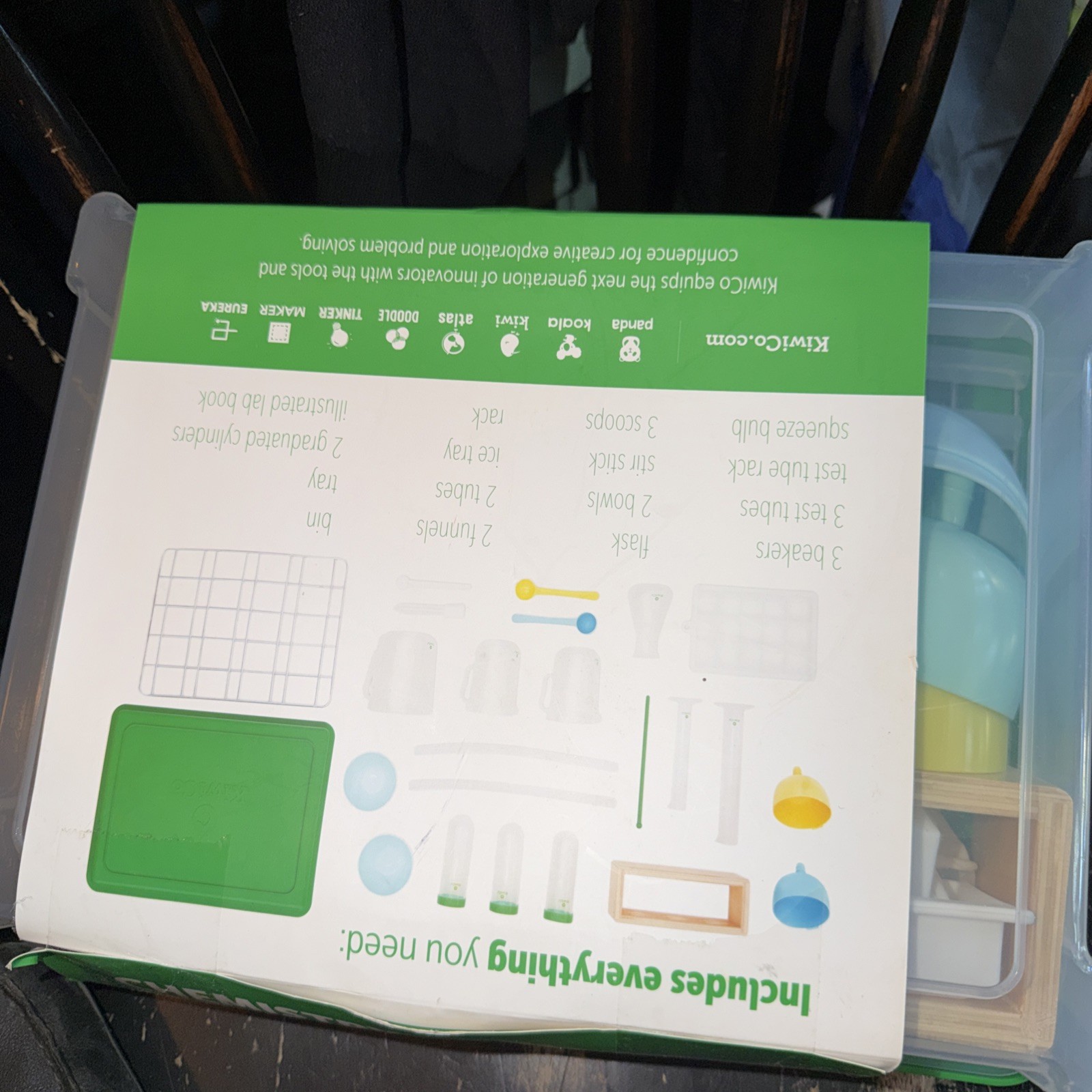 KiwiCo Learn & Grow! Chemistry Play Lab Sensory Play Educational Science Kit New