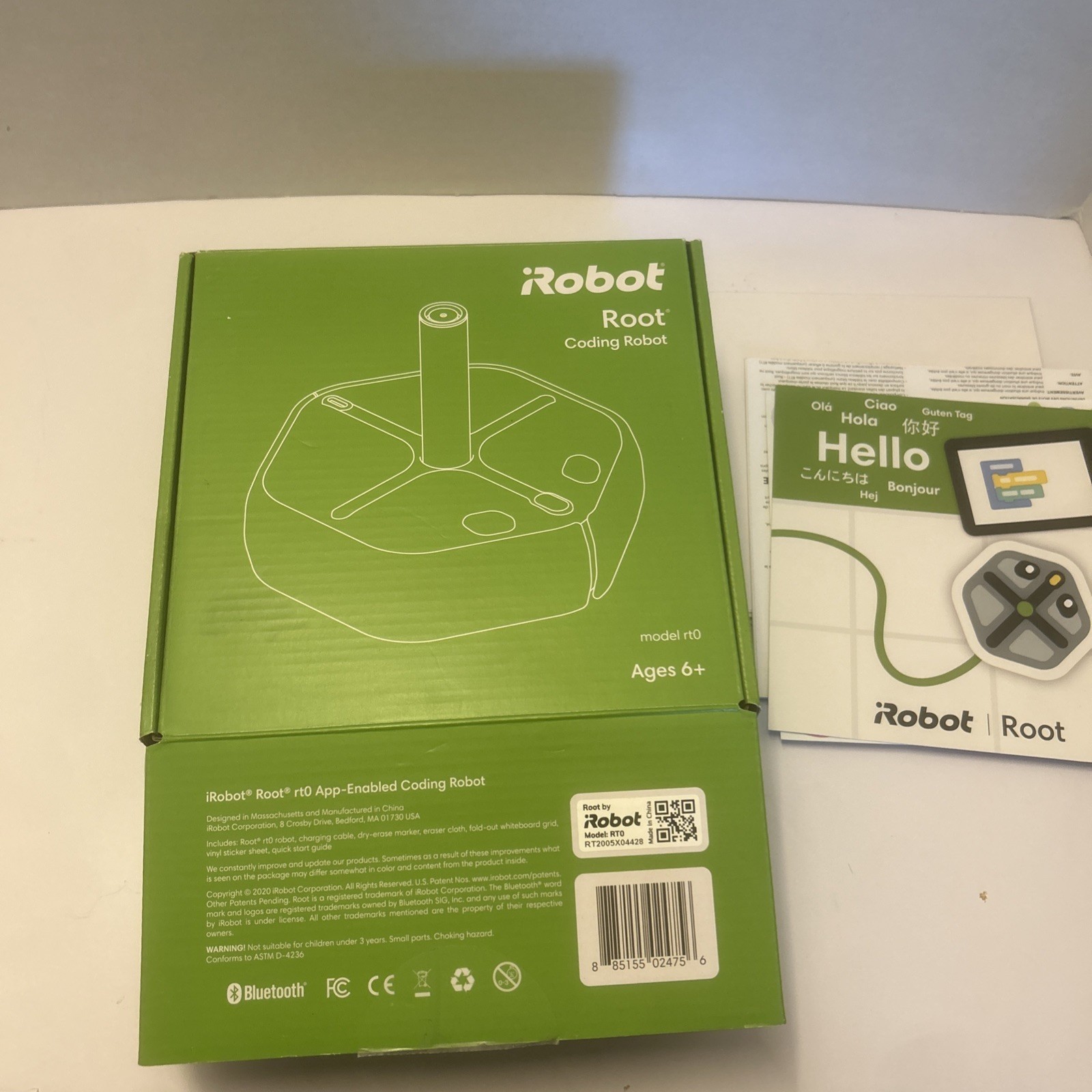 iRobot Root rt0 Coding Robot Programmable STEM Learning Educational Toy 11341286