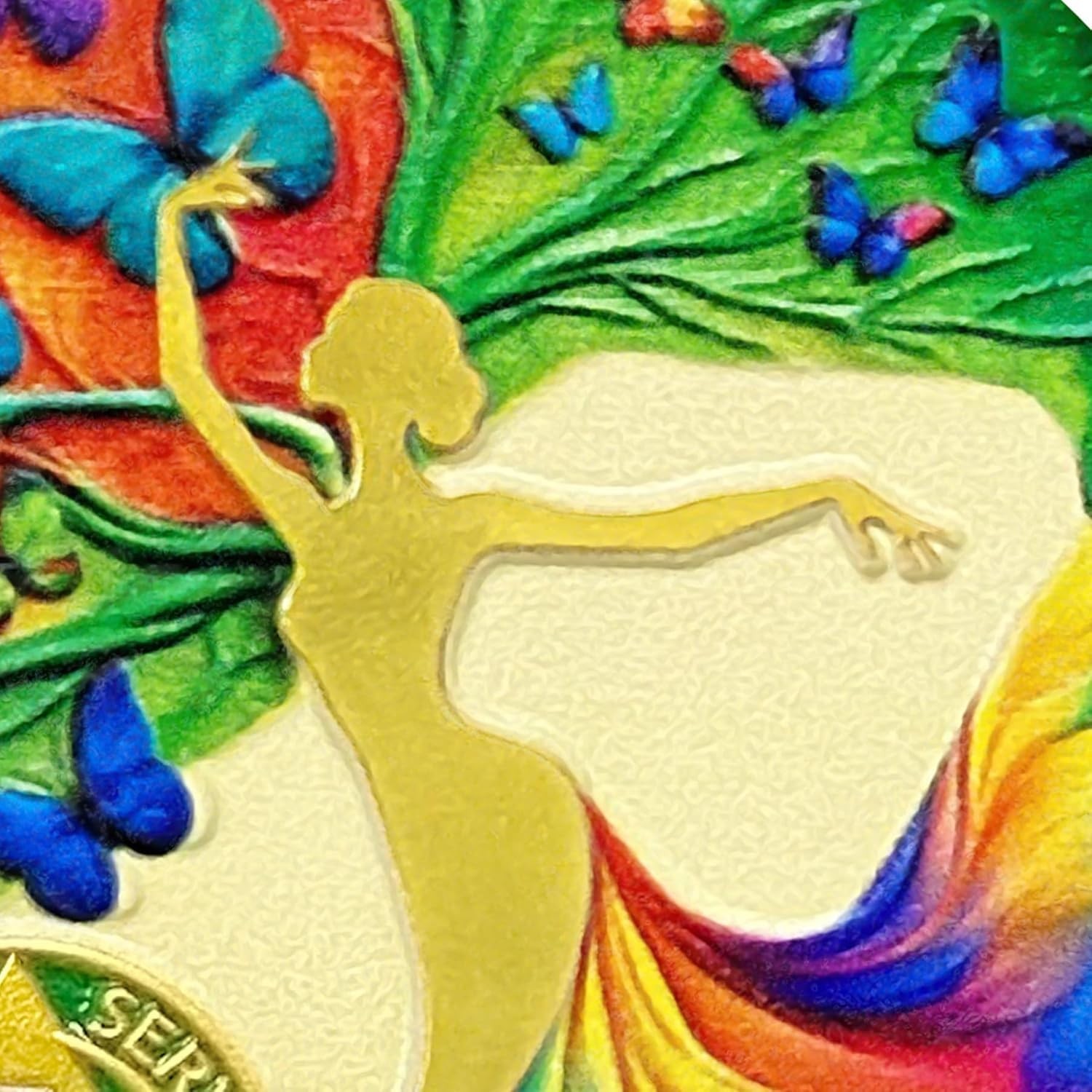 Imasoner 18 Months Sobriety Coin | Dancing Woman Tree of Life AA Medallion wi…