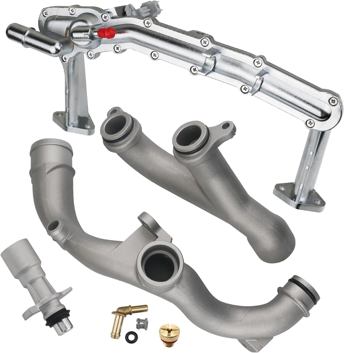 Upgraded Metal Coolant Water Pipe System Kit Compatible with Land Rover Range