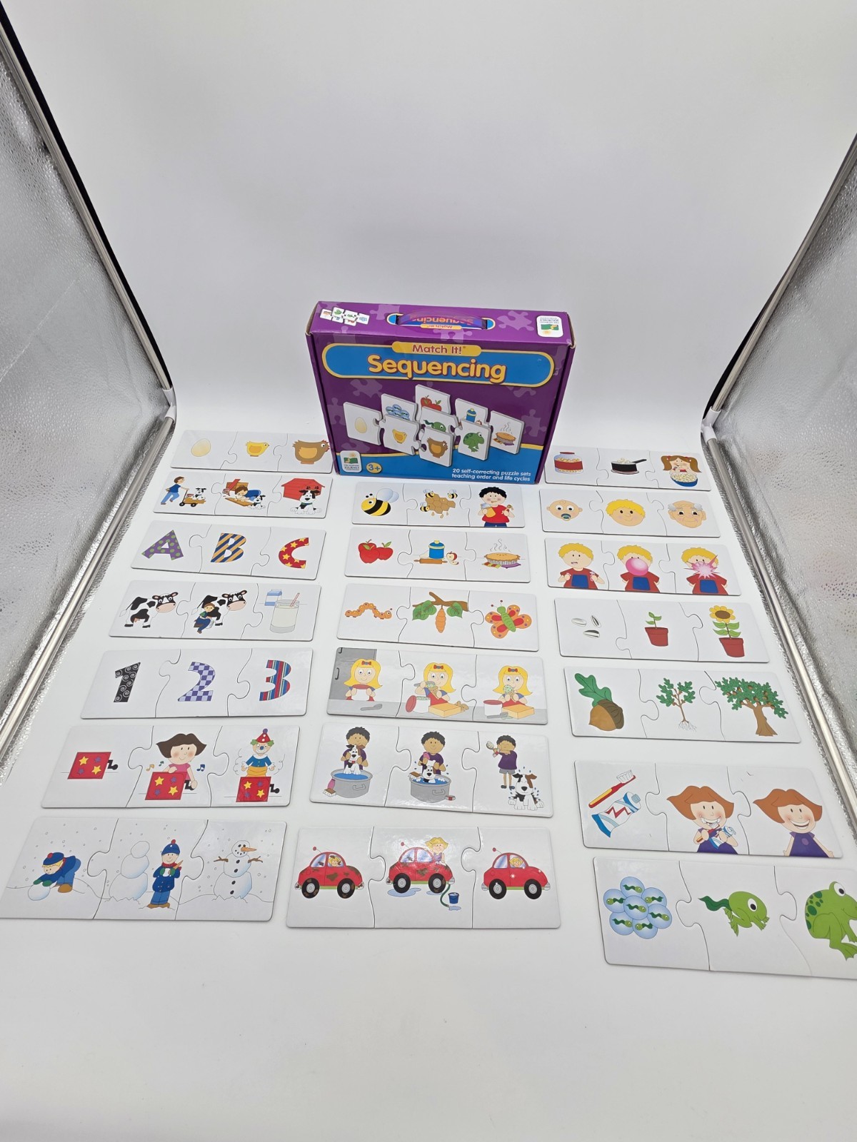 Learning Journey Match It Sequencing 20-3 Pc Puzzle Sets Self Correcting Puzzles
