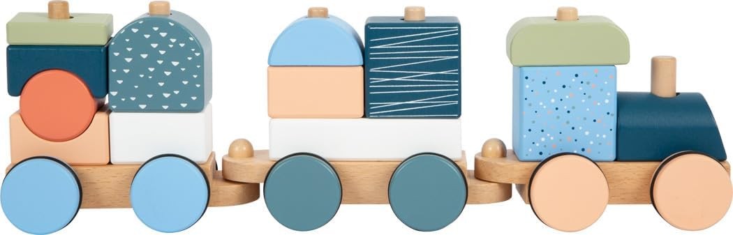 small foot Wooden Train Arctic made of FSC 100%-certified wood, stacking & inser