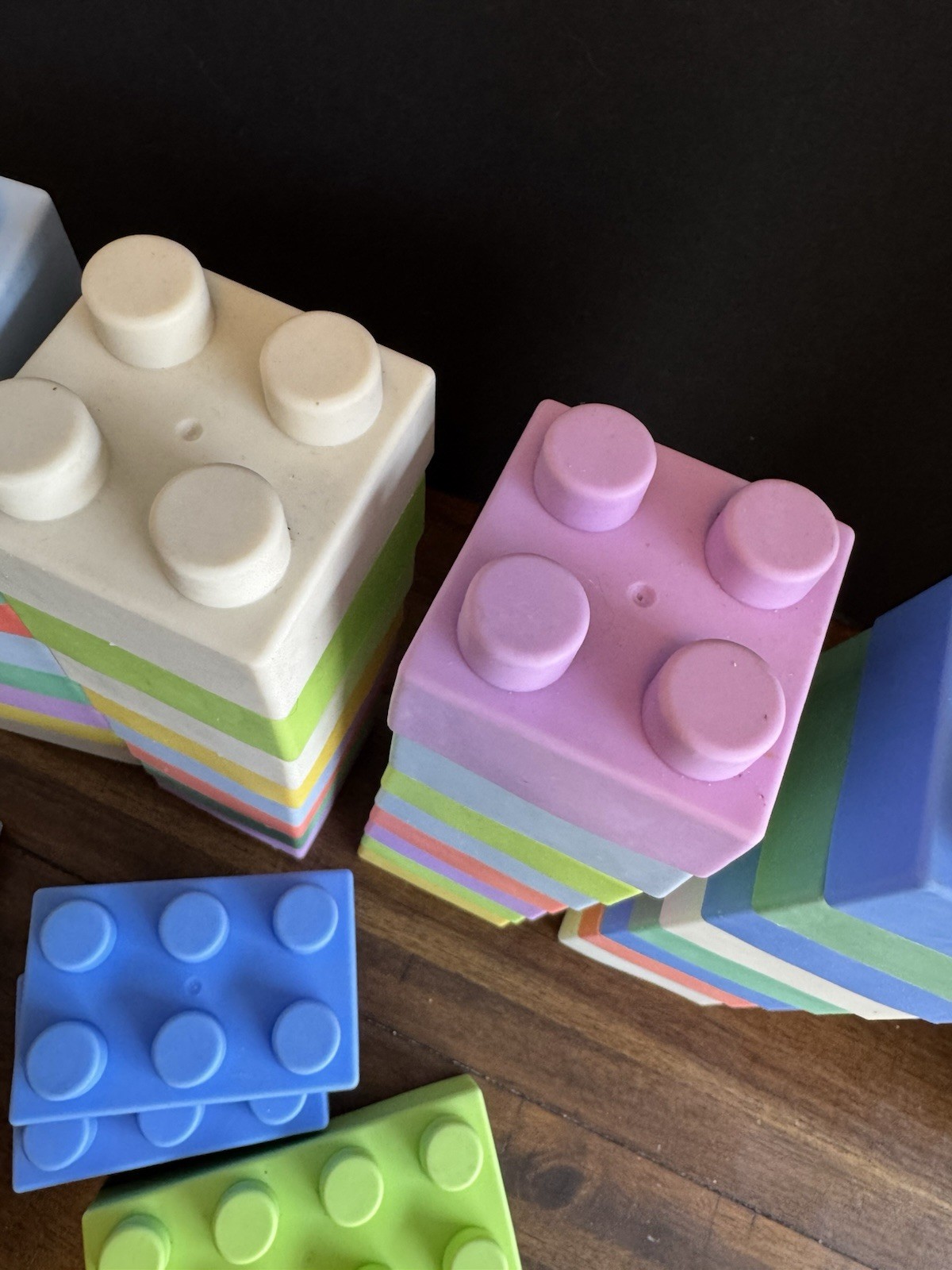 Infantino Super Soft Baby 1st Building Blocks Unisex Multicolor 44 Blocks