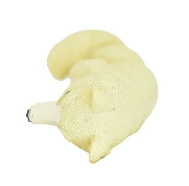 Fox, Arctic, White, Very Nice Plastic Animal, Toy, Kids, Realistic 2″ F1102